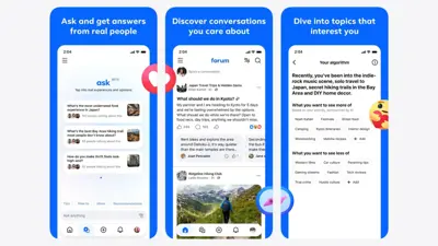 Metas nya app Forum ska utmana Reddit med hjälp av AI