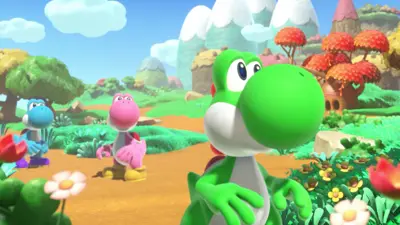 Nya Yoshi skrotar klassiska banor – blir ett lekfullt digitalt zoo